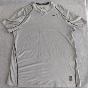 Nike Pro Men's Dri-FIT Fitted Training Shirt - Grey - Size XL